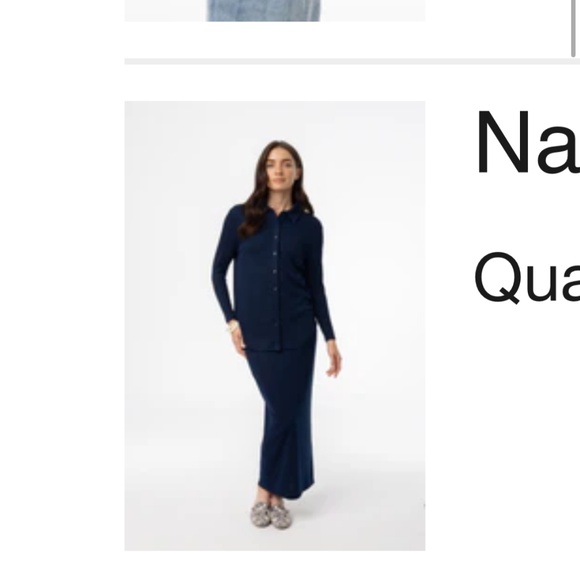 NWT dress blank navy waved skirt and top set - Picture 1 of 3